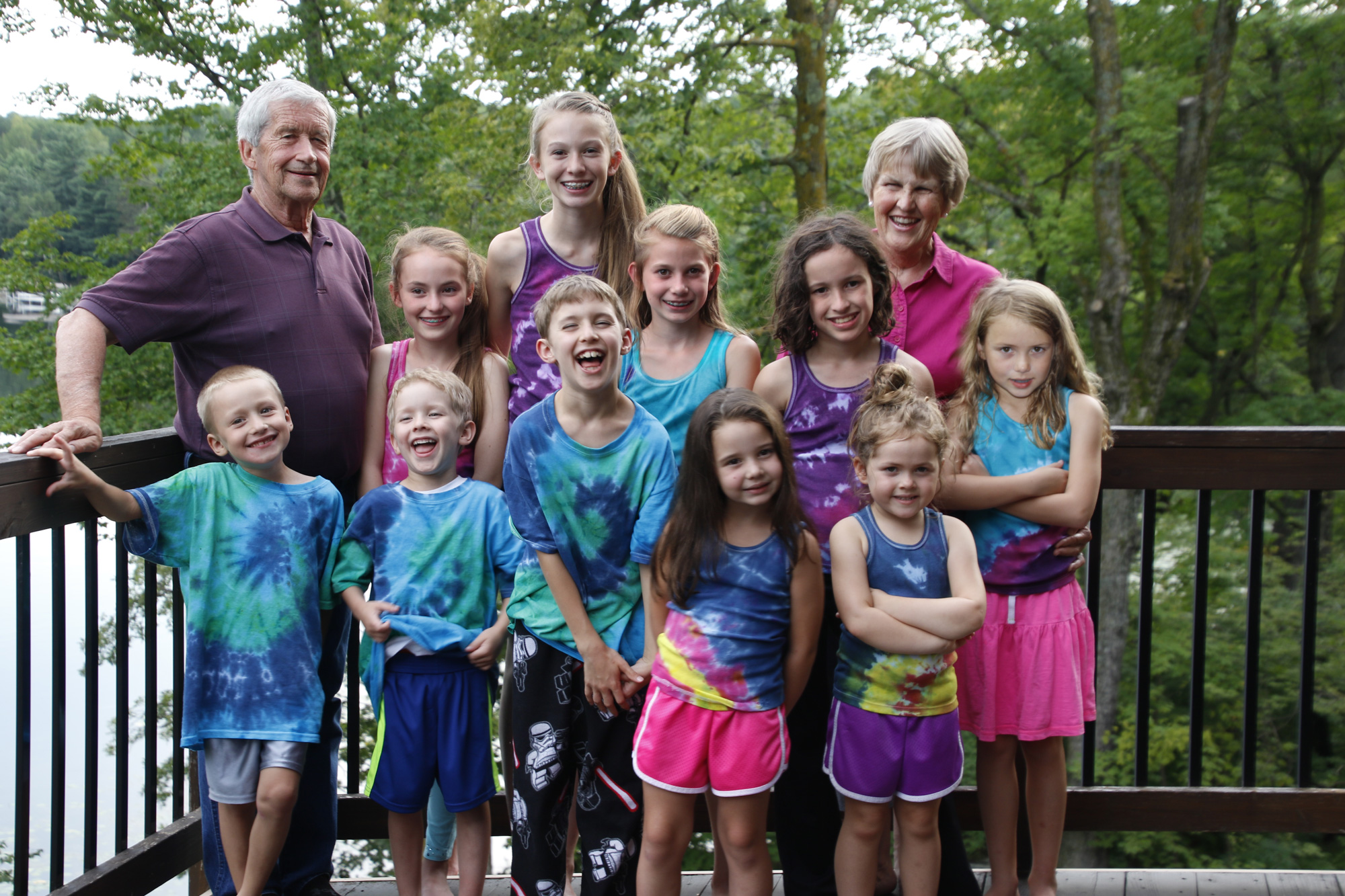 Chuck with family